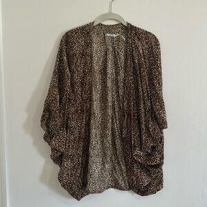 Urban Outfitters leopard kimono